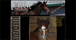 Desktop Screenshot of abbystables.com